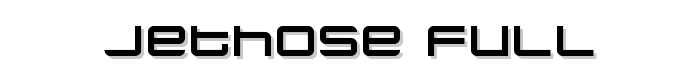 jethose FULL font